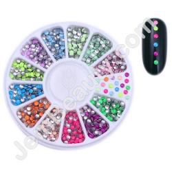  Metal Studs Neon Multi Wheel 