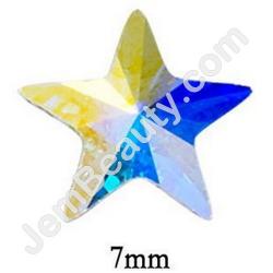  Rhinestone Star AB L 20/Pack 