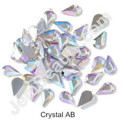  Rhinestones Teardrop Crystal AB 100/Pack 