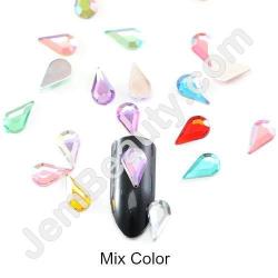  Rhinestone Teardrop Assorted 100/Pack 