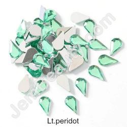  Rhinestone Teardrop Peridot 100/Pack 