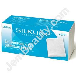  Silkline Disposable Wipes Large 200/Pack 