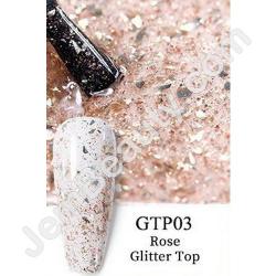  BP Glitter Top Gel Rose 7 ml 