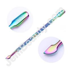  Rainbow Dual Cuticle Pusher 4 