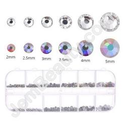  BP Rhinestones Mix Silver AB Box 