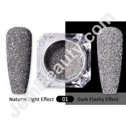  BP Reflective Glitter 01 Black 1 g 