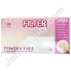  Filter Latex Gloves Small 100/Box 