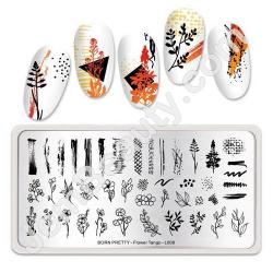  BP Stamping Plate Flower L006 