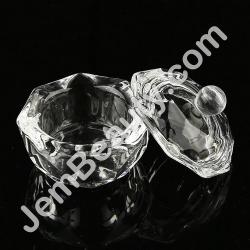  Krystal Glass Powder Dish 