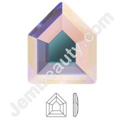  Swarovski Pentagon AB 18pcs/Pack 