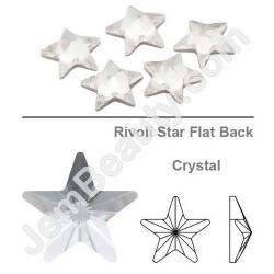  Swarovski Rivoli Star Crystal 18pcs/Bag 