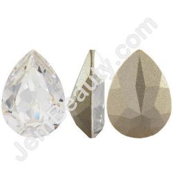  Swarovski Ptd Bck Pear Crystal 12pcs/Pack 