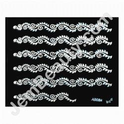  Berkeley 3D Nail Decal A008 