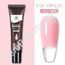  BP Nail Tips Gel Baby Pink 15 g 