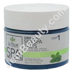  La Palm Sea Spa Salt Spearmint 12 oz 