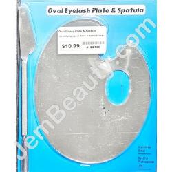  Oval Mixing Plate & Spatula 