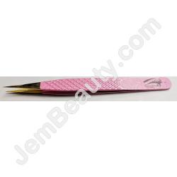  Tweezer Lash Ext Pointed PNK 