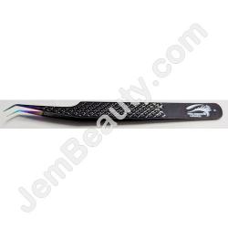  Tweezer Lash Ext Bent BLK 