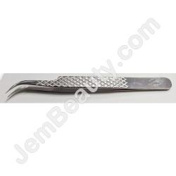  Tweezer Lash Ext Curved SLVR 