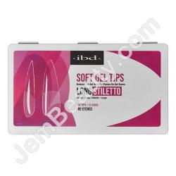  IBD Soft Gel Tips Stiletto L 504/Box 