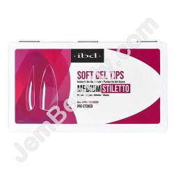  IBD Soft Gel Tips Stiletto M 504/Box 