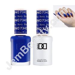  Gel DND 734 Berry Blue 15 ml 