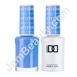  Gel DND 671 Blue Hawaiian 15 ml 