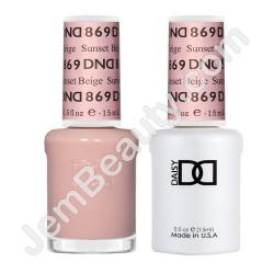  Gel DND 869 Sunset Beige 15 ml 