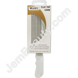  Wahl Barber Flat Top Comb White 