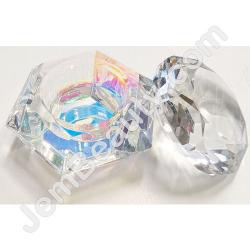  Crystal Jar Diamond Clear 