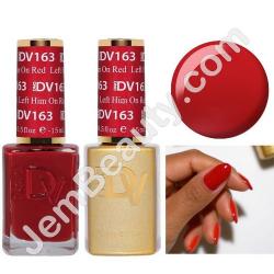  Diva Gel 163 left Him On Red 15 ml 