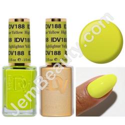  Diva Gel 188 Highlighter Yellow 15 ml 