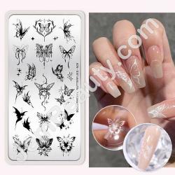  BP Stamping Plate Butterflies 