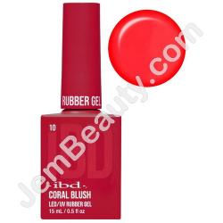  IBD Rubber Gel Coral Blush 15 ml 