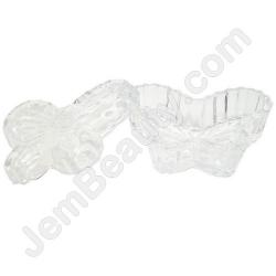  Crystal Butterfly Shaped Dish 