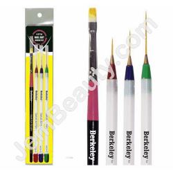  Berkeley Nail Art Brushes 4/Set 