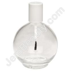  Empty Glass Round  Bottle 4 oz 