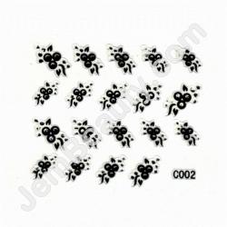  Berkeley 3D Nail Decal C002 