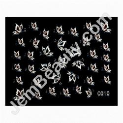  Berkeley 3D Nail Decal C010 