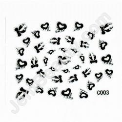  Berkeley 3D Nail Decal C003 