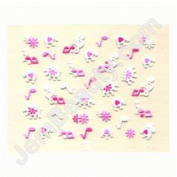  Berkeley 3D Nail Decal Music 