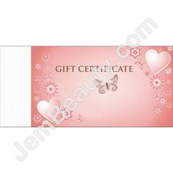  Gift Certificate Pink Butterfly 