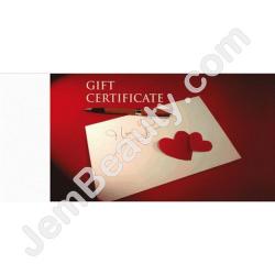  Gift Certificate Red I Love You 