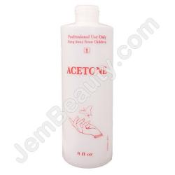  Empty Bottle Acetone 8 oz 