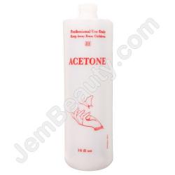  Empty Bottle Acetone 16 oz 