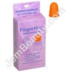  Finger Hug Rubber Thimble 12/box XS 