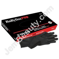  Dannyco Gloves Satin BLK S 10/Box 