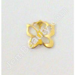  Nail Charm Gold Butterfly Small 