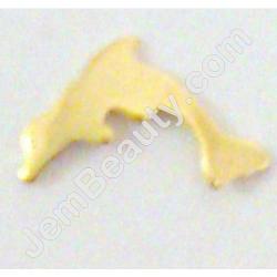  Nail Charm Gold Dolphin 