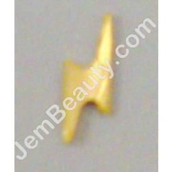  Nail Charm Gold Lightning Bolt 